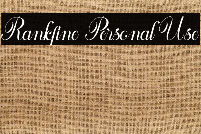 Rankfine Personal Use Example 2