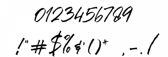 RanshellDEMO Font OTHER CHARS