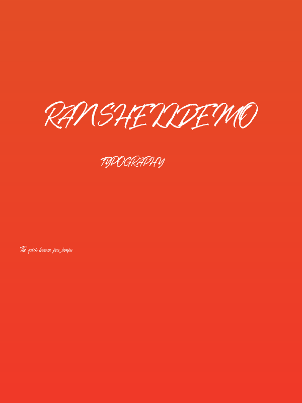 RanshellDEMO Poster