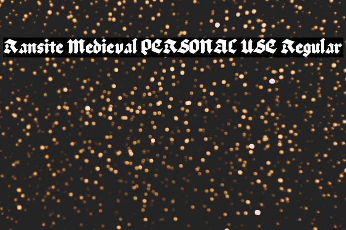 Ransite Medieval PERSONAL USE Regular Example 3