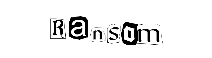 Ransom  font caratteri gratis