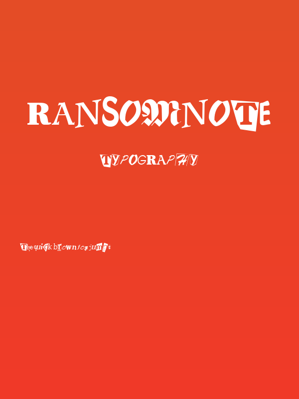 RansomNote Poster
