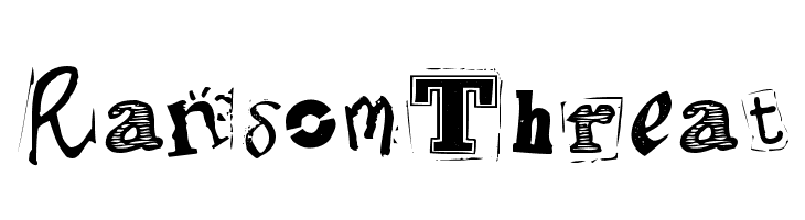 RansomThreat  Free Fonts Download