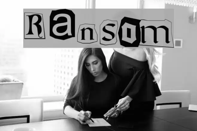 Ransom Font examples