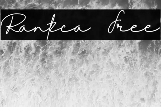 Rantca - Free Font examples