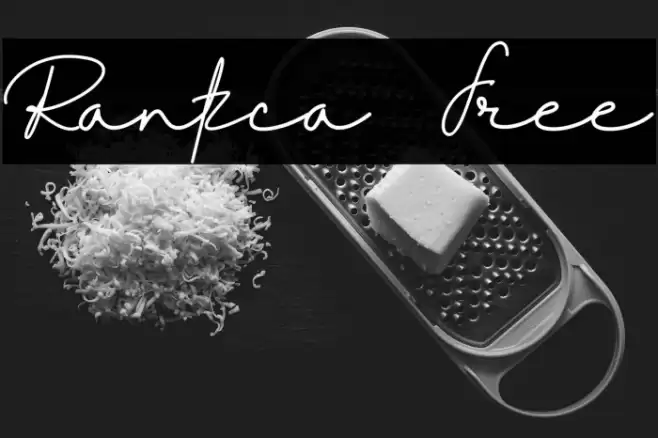 Rantca - Free Font examples