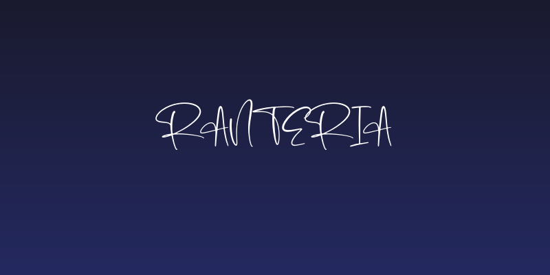 Ranteria Social Header