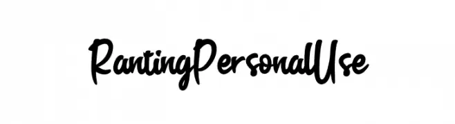 Ranting Personal Use  Fuentes Gratis Descargar