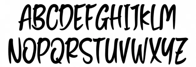 Ranting Personal Use Шрифта ВЕРХНИЙ