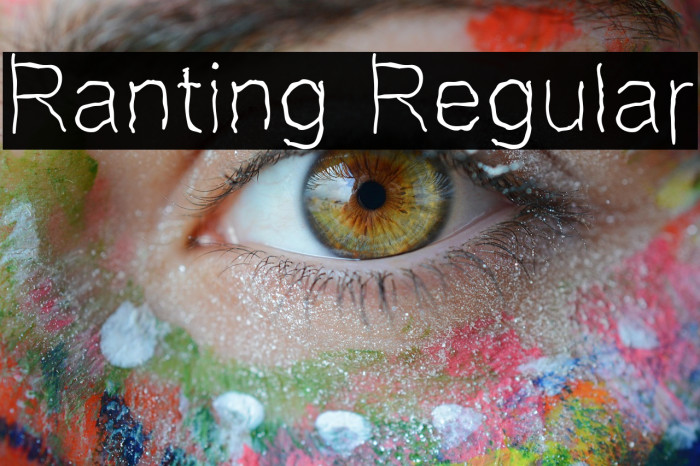 Ranting Regular Example 2