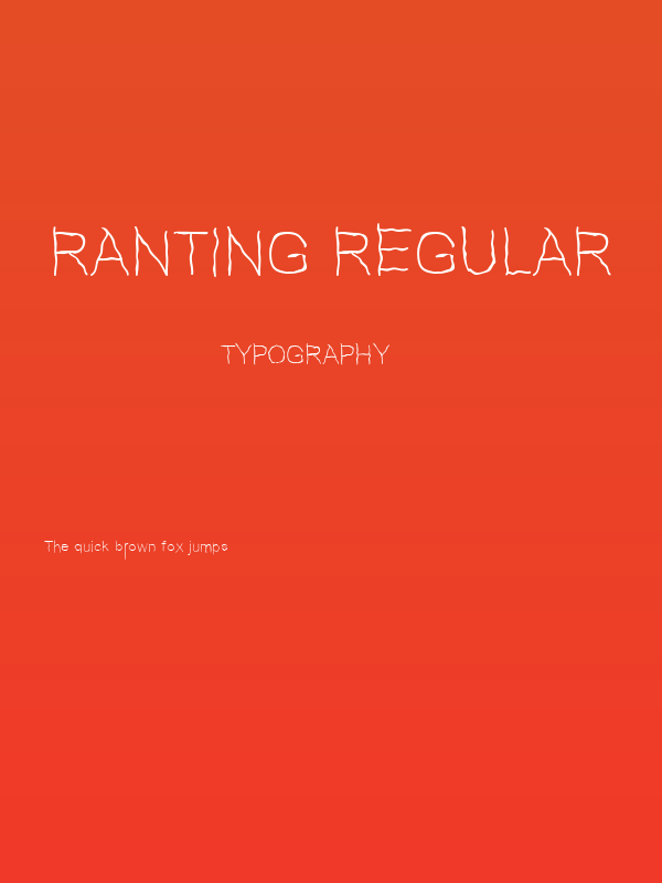 Ranting Regular Poster