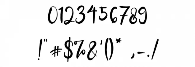 Rantliyer Font OTHER CHARS