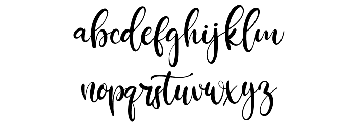Rantliyer Font LOWERCASE