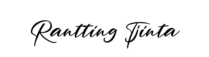 Rantting Tjinta  Fuentes Gratis Descargar