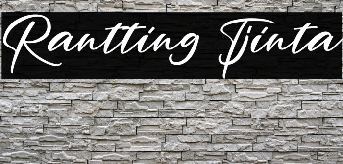 Rantting Tjinta Example 1