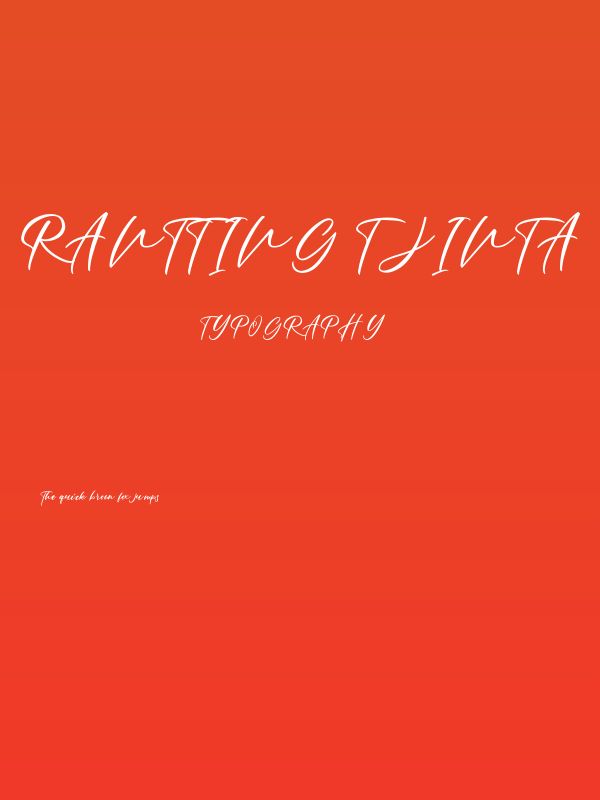 Rantting Tjinta Poster