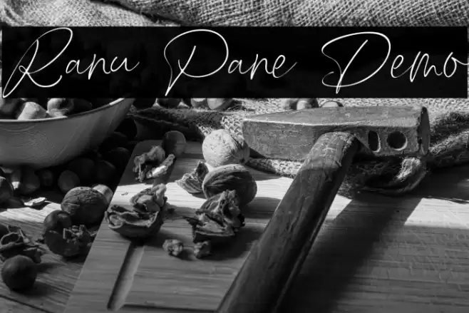 Ranu Pane Demo Font examples