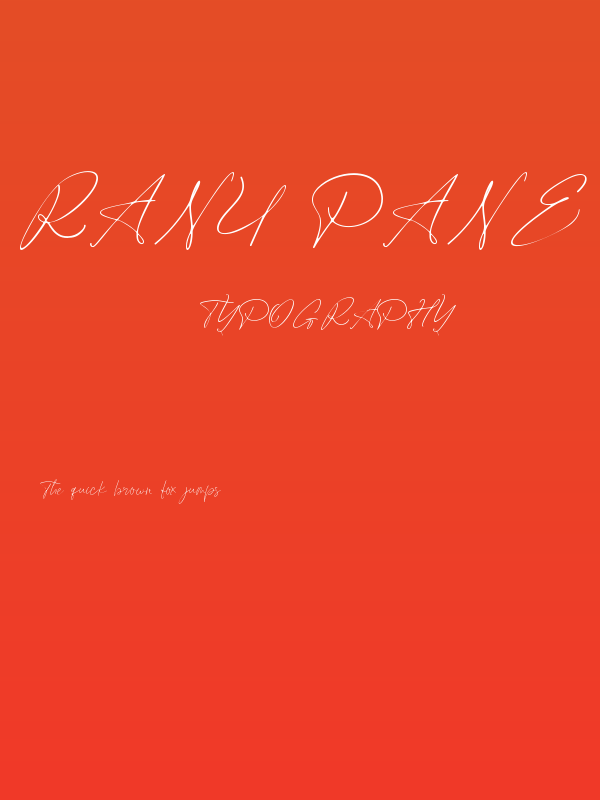 Ranu Pane Demo Poster