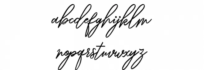 Ranuella Font LOWERCASE