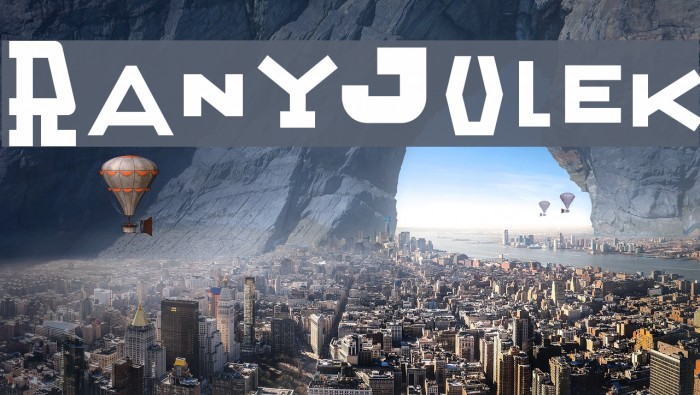 RanyJulek Font examples
