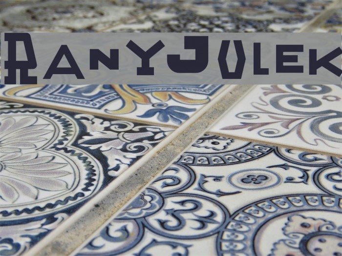 RanyJulek Font examples