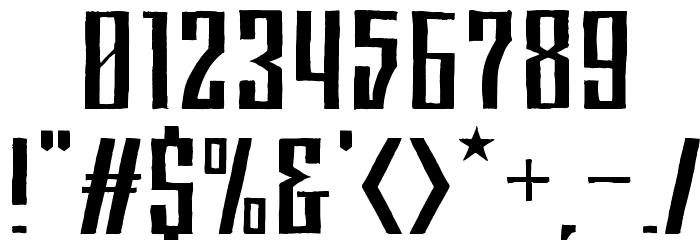 Ranyeski Font OTHER CHARS