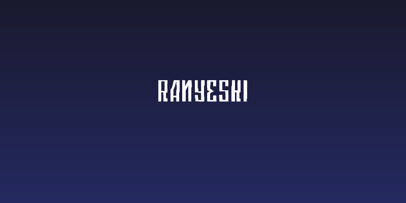Ranyeski Social Header