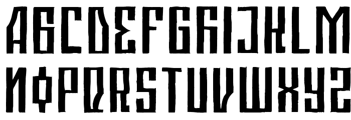 Ranyeski Font LOWERCASE