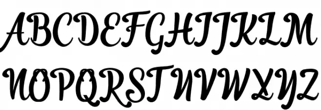 RanykinayaScript Schriftart Groß