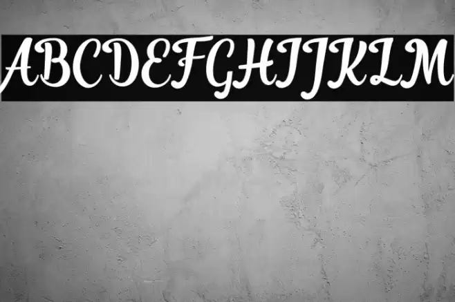 RanykinayaScript Font examples