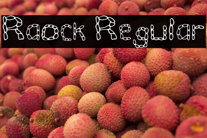 Raock Regular Example 1