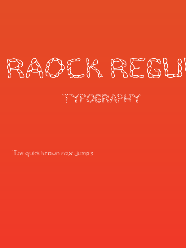 Raock Regular Poster