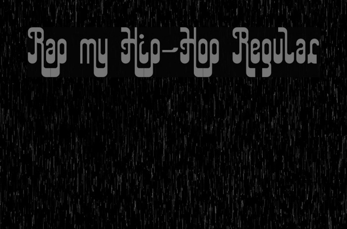 Rap my Hip-Hop Regular Font examples