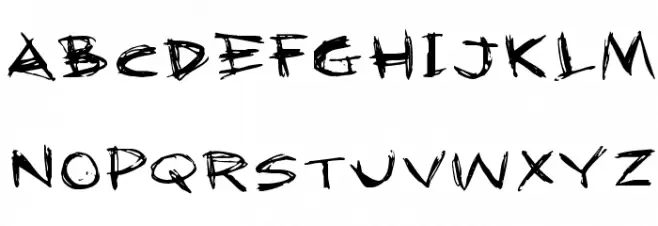 RapJack Font UPPERCASE