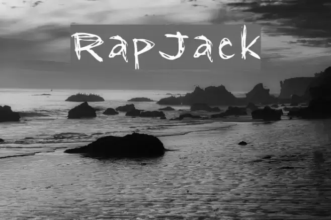 RapJack Font examples