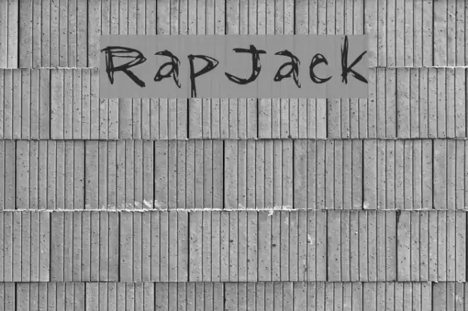 RapJack Font examples