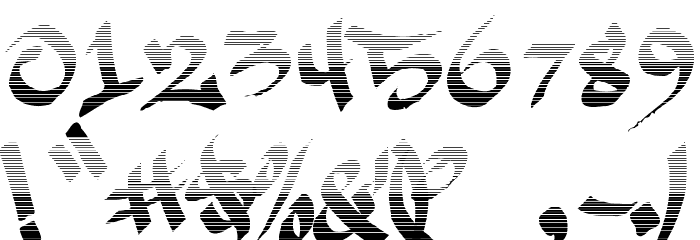 RapScript Font OTHER CHARS