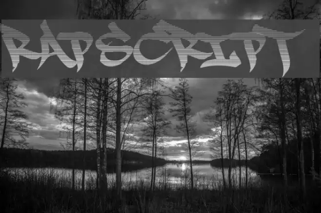 RapScript Font examples