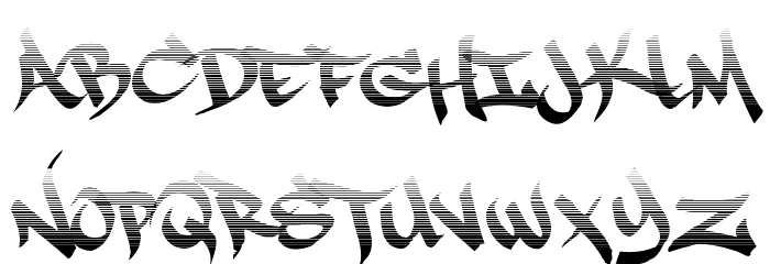 RapScript Font LOWERCASE