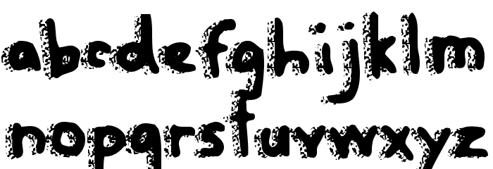 RapaNuiLetters Font LOWERCASE