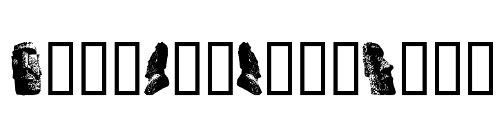 RapaNuiMoaiBats  Free Fonts Download