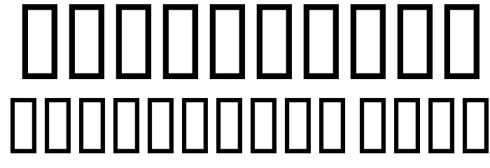 RapaNuiMoaiBats Font OTHER CHARS