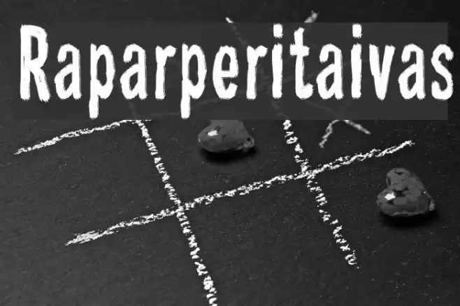 Raparperitaivas Font examples