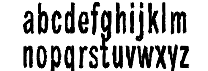 Raparperitaivas Font LOWERCASE