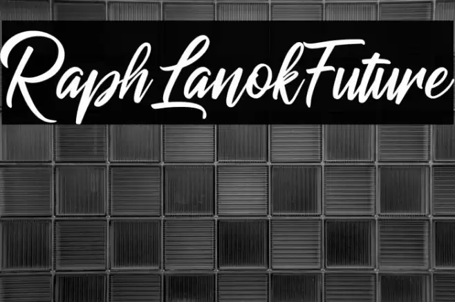 RaphLanokFuture Font examples