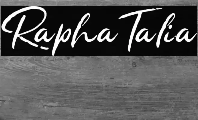 Rapha Talia Font examples