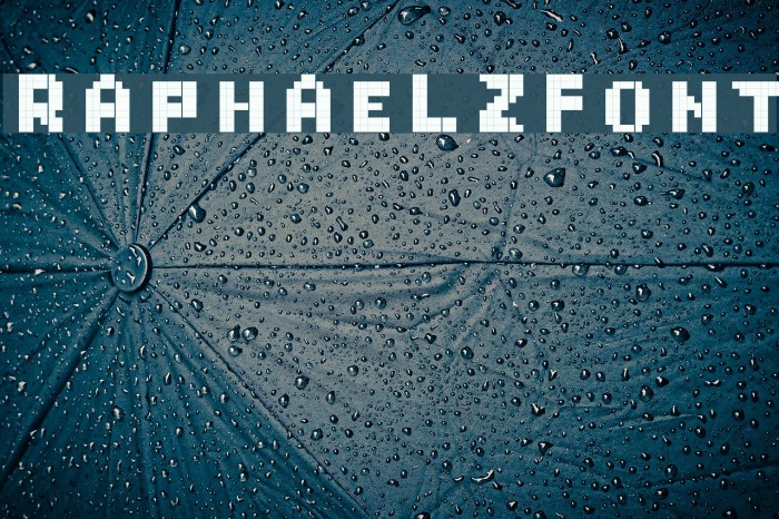 RaphaelZfont Font examples