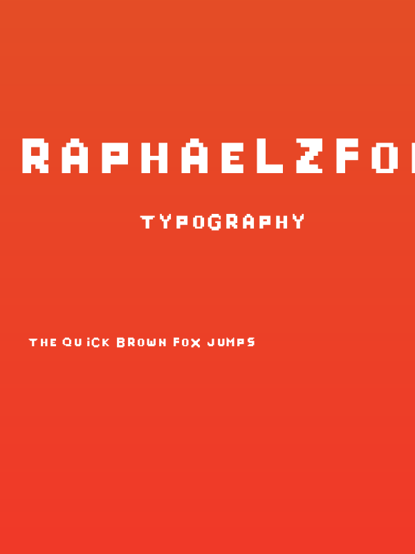 RaphaelZfont Poster