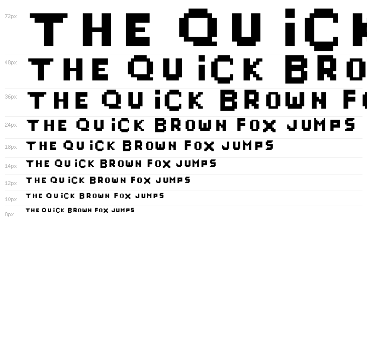 RaphaelZfont Waterfall