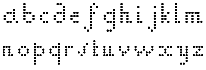 Raphigrafie Font Litere mici
